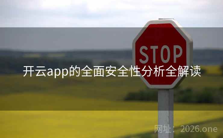 开云app的全面安全性分析全解读