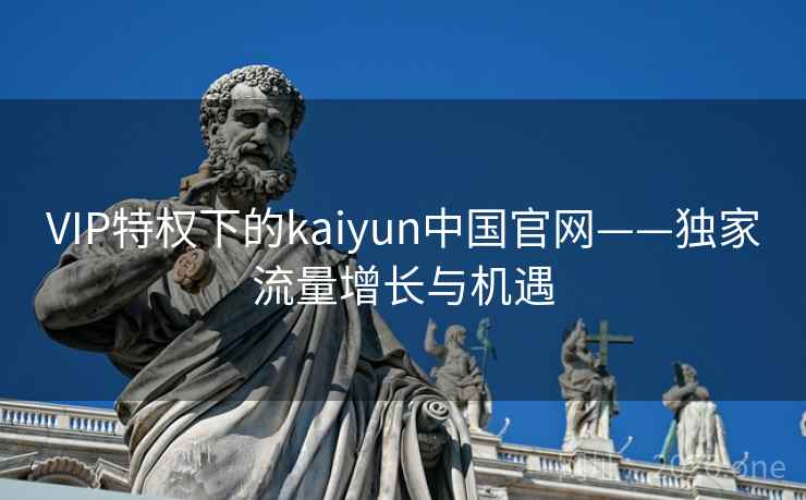 VIP特权下的kaiyun中国官网——独家流量增长与机遇 VIP特权下的kaiyun中国官网——独家流量增长与机遇
