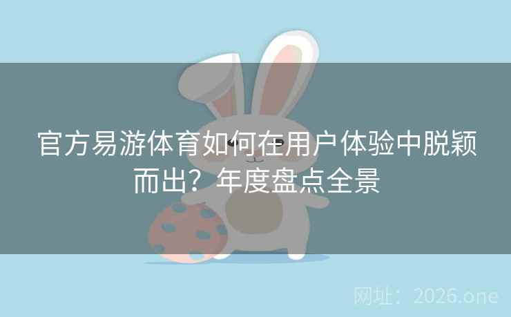 官方易游体育如何在用户体验中脱颖而出？年度盘点全景