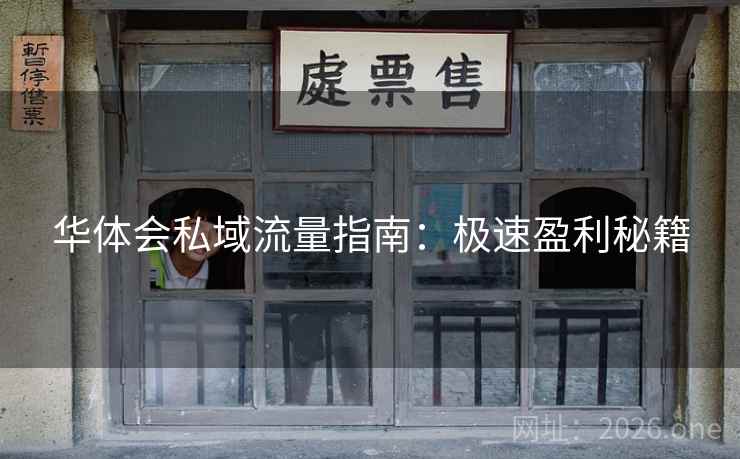 华体会私域流量指南：极速盈利秘籍