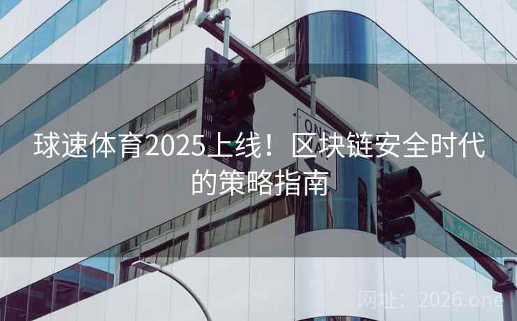 球速体育2025上线！区块链安全时代的策略指南