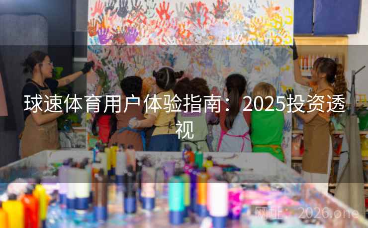 球速体育用户体验指南：2025投资透视